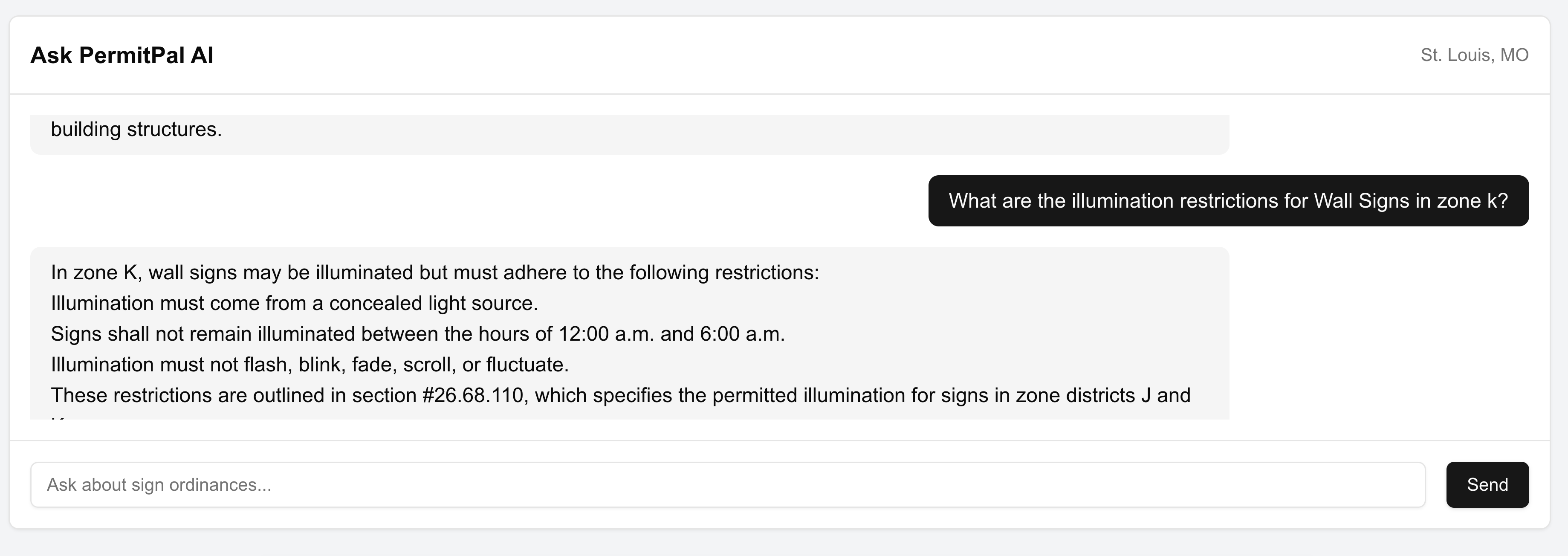 PermitPal AI Chatbot Demo